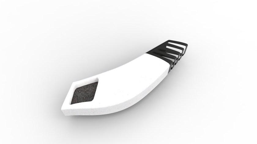 Manufatti Viscio Изогнутая скамья из реконструированного камня без спинки sun-id-1465258 - Вид №10