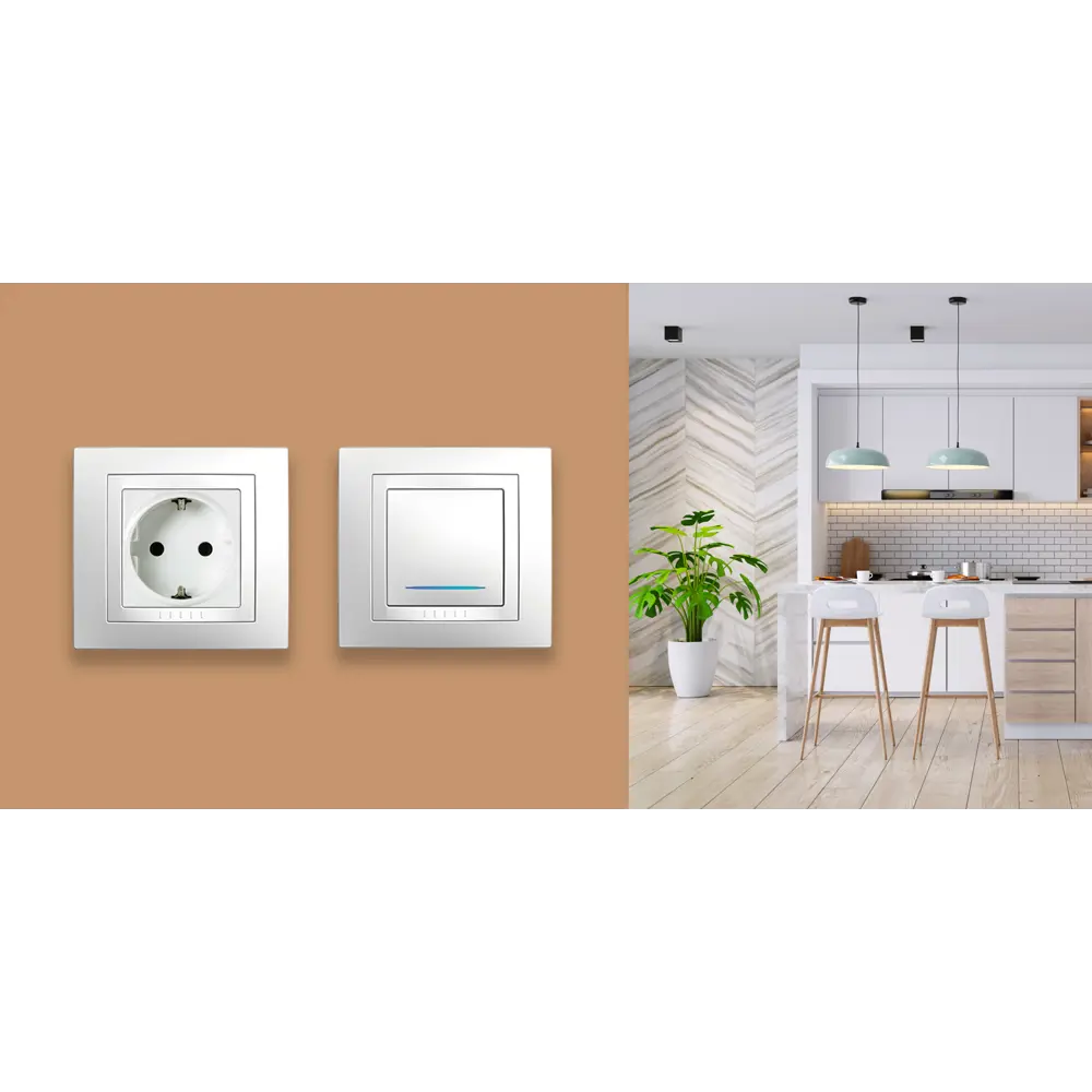 Розетка встраиваемая Systeme Electric Unica с заземлением, цвет белый 10156172 STLM-2116710 - Вид №4
