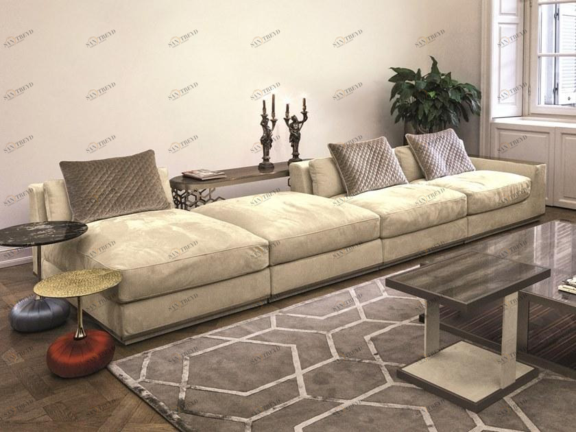 Longhi Секционный кожаный диван Loveluxe 2015 – regency collection W 546