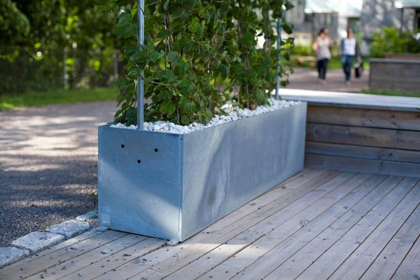 VESTRE Кашпо для общественных мест из оцинкованной стали Vroom sun-id-1398109 - Вид №5