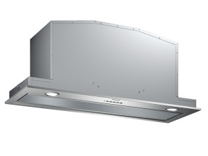 Вытяжка из нержавеющей стали и стекла с всасыванием по периметру