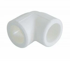 Угольник KALDE 90 D63 полипропиленовый белый