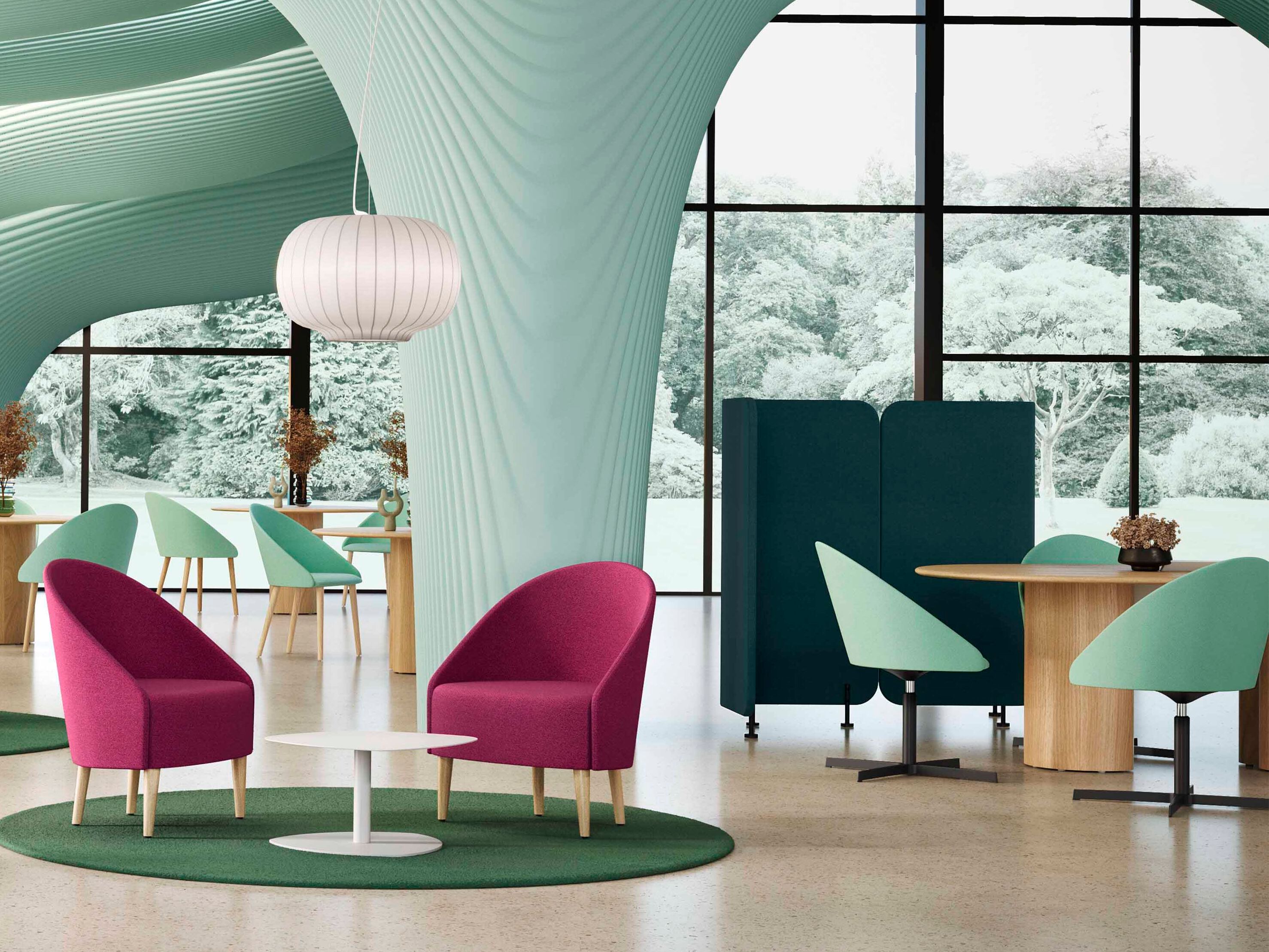 Ткань спиц поворотный стул SITLOSOPHY® Luna ARCH-00091550 - Вид №2