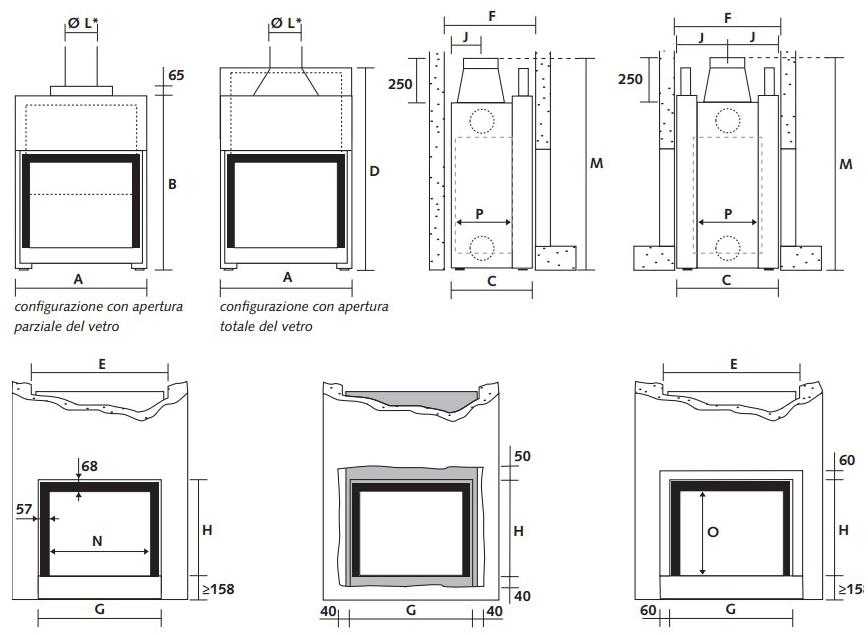 Stûv Двусторонний дровяной камин из стали и стекла Stûv 21 sun-id-1446920 - Вид №2
