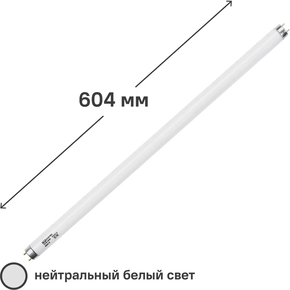 Лампа люминесцентная TDM Electric T8 G13 18 Вт нейтральный белый свет SQ0355-0026 82477843 STLM-2178526  - Вид №1