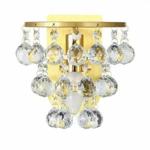 Бра хрустальное золотое "Венеция" 276024901 MW-LIGHT ВЕНЕЦИЯ 00-3929294 Золото;прозрачный