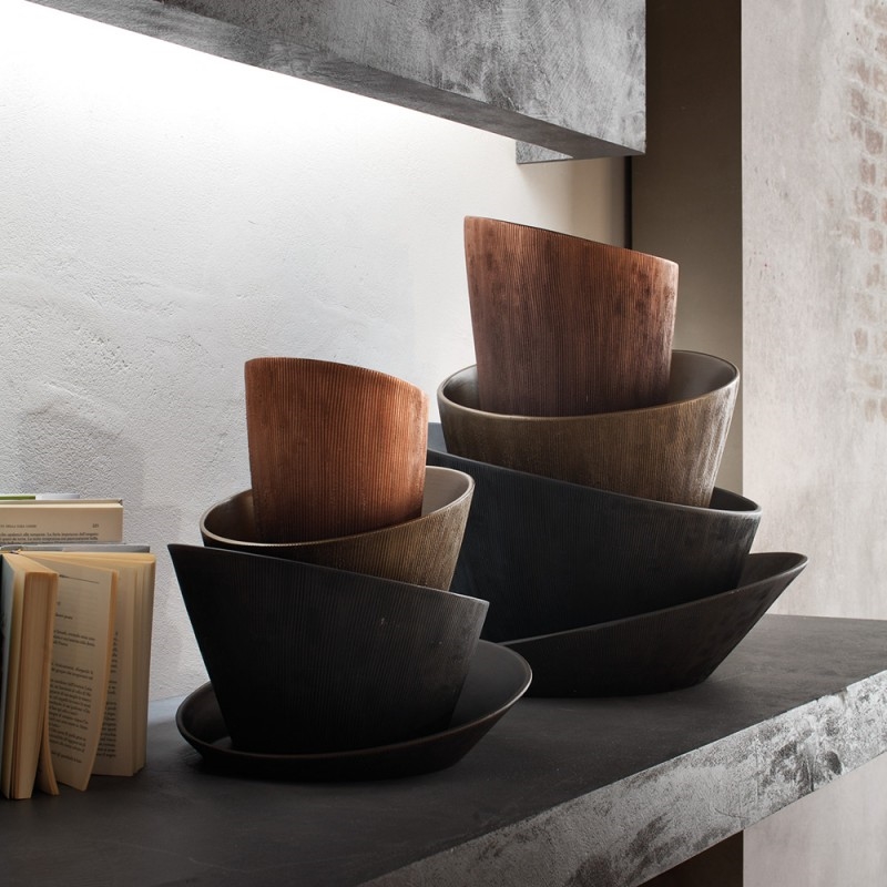 Q113/5X86 Хорошая ваза Adriani e Rossi Медь  - Вид №1