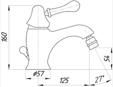 18927 Смеситель Migliore Maya - Вид №1