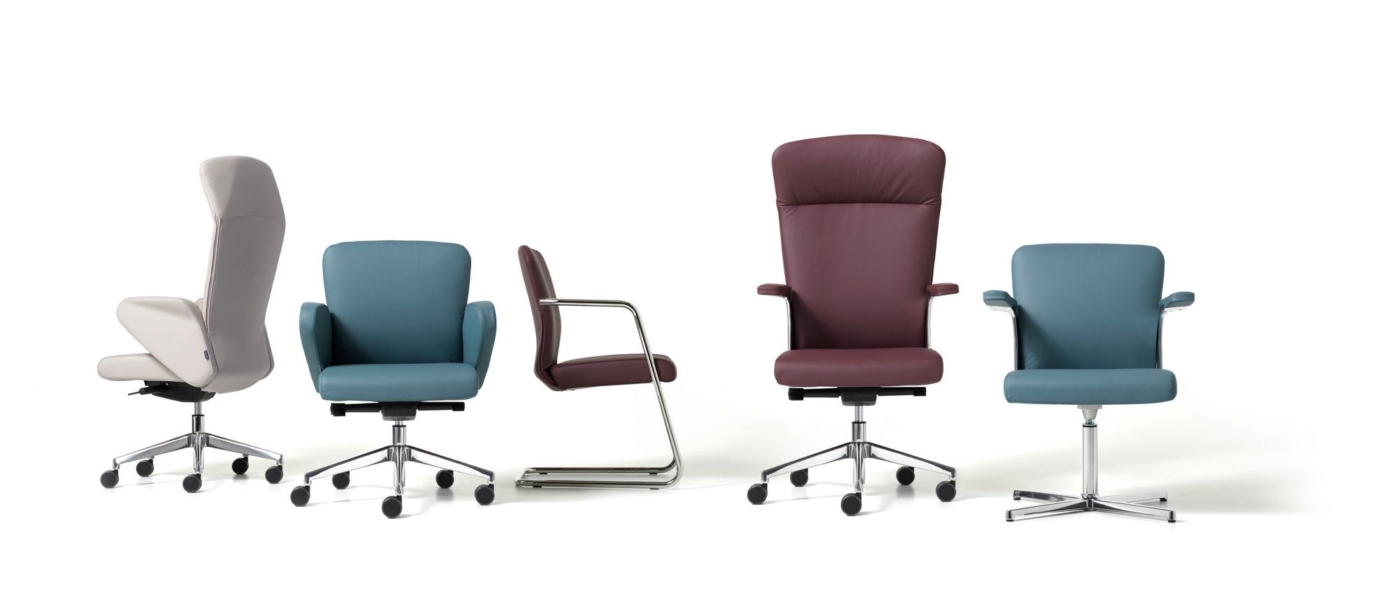 Кожаный консольный операционный офисный стул с подлокотниками Diemme хафпайп ARCH-00128184 - Вид №3