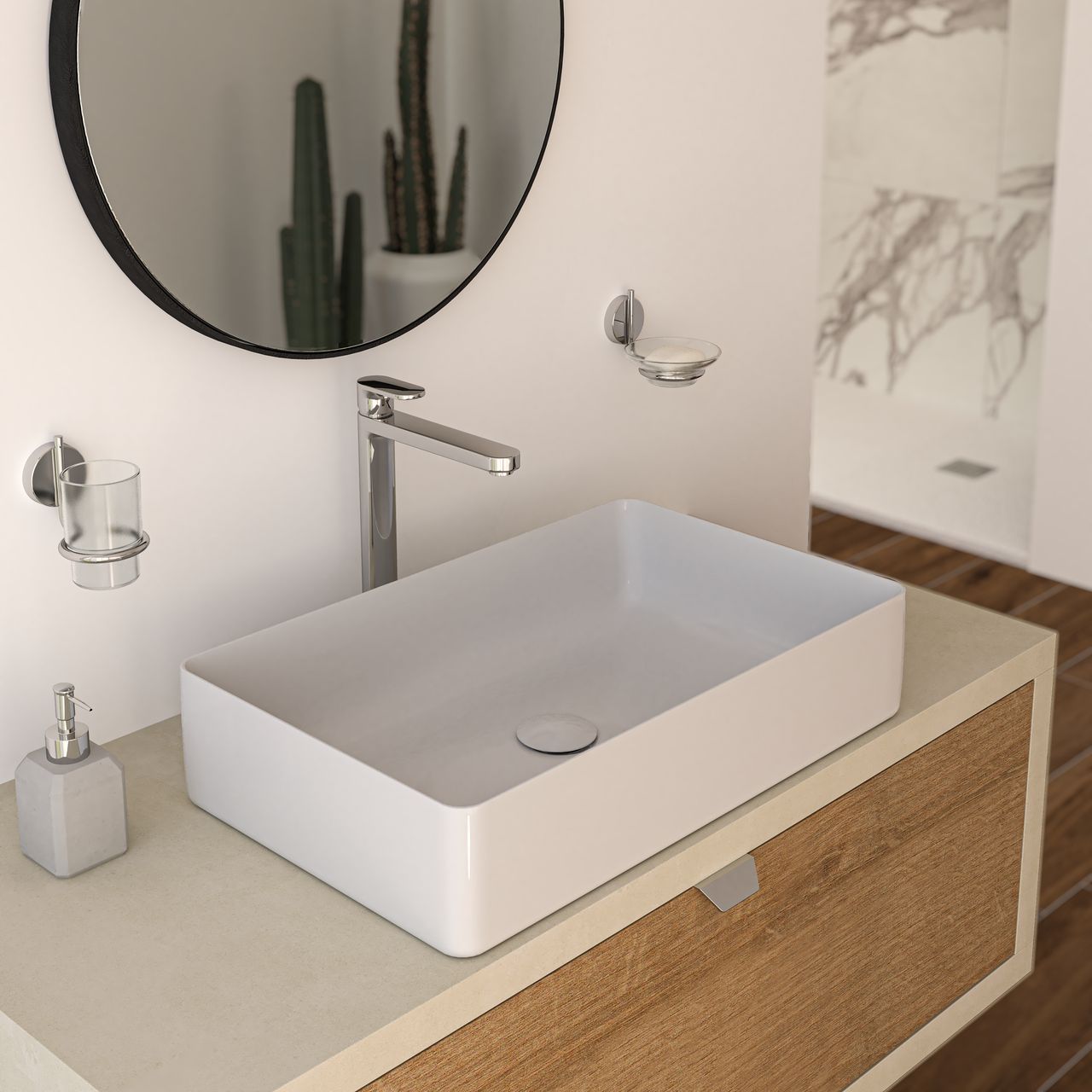 Керамическая прямоугольная столешница Ercos MUSA ARCH-00096451 - Вид №2