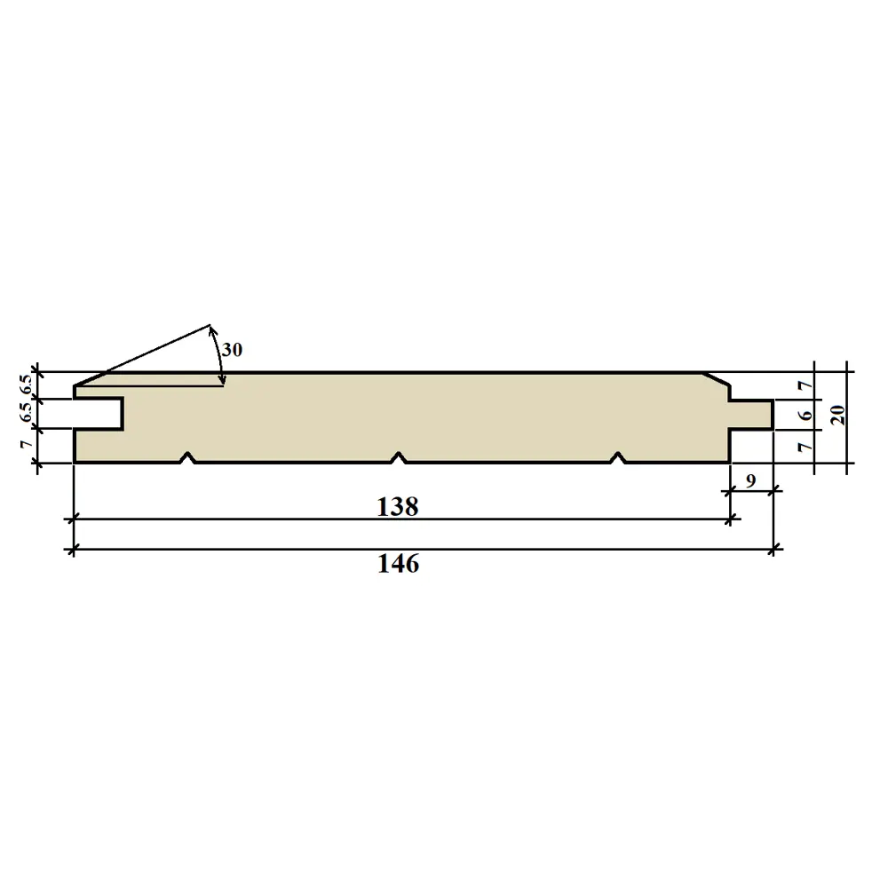 Santreyd Имитация бруса Оптима - натуральная отделка из ели 81947975 STLM-0014611 - Вид №8