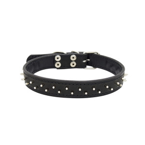 ПР0048186 Ошейник для собак Ёж 2сл 18мм 42см черный ZOOEXPRESS