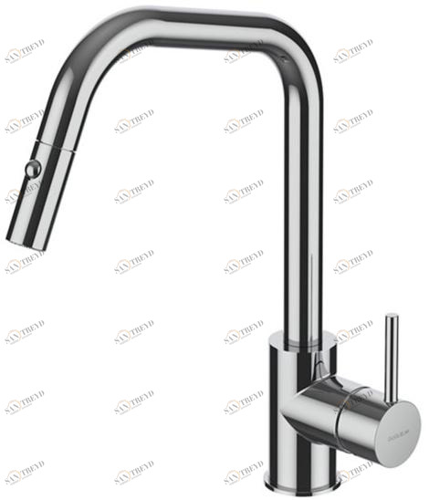 GUGLIELMI Кухонный смеситель, однорычажный, с вытяжным душем Sprint one Fgos68922