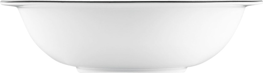 10642833 Furstenberg Салатник Furstenberg "Вагенфельд" 26,5см (с чёрным кантом) Фарфор 