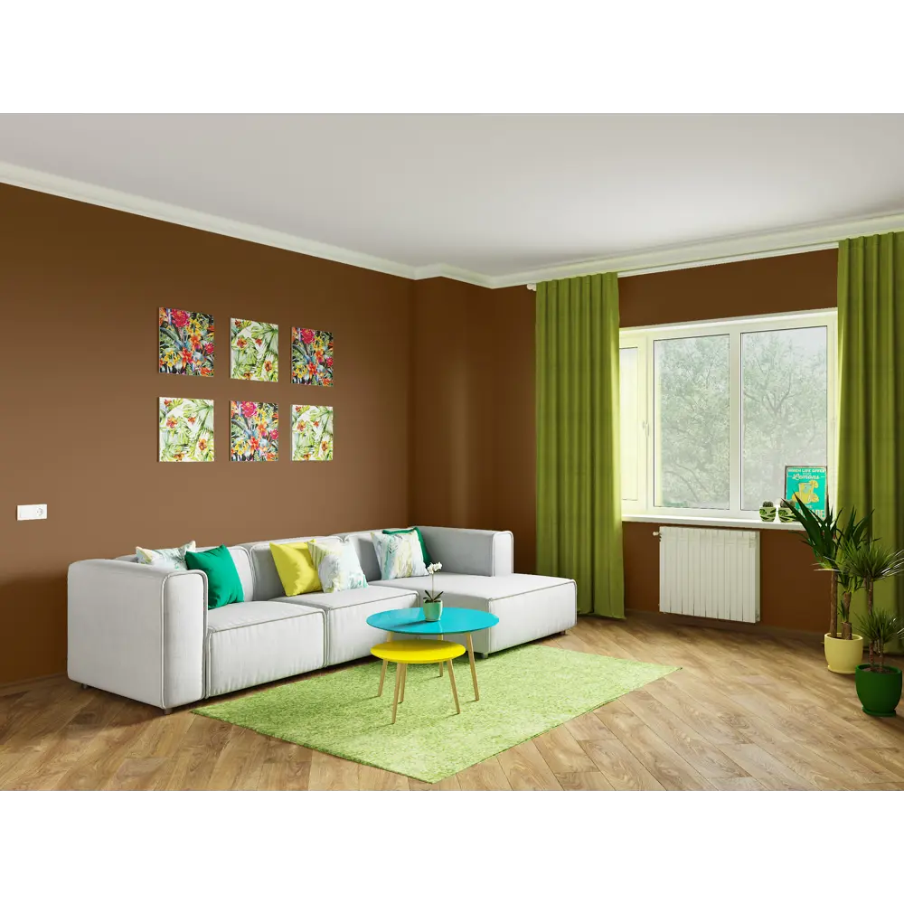 Краска для стен и потолков Trend Farbe цвет Тоффи 2.5 л 81970733 STLM-2064614 Dufa  - Вид №3