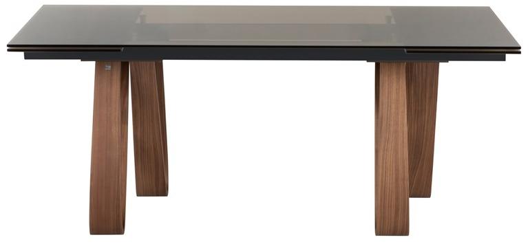 Tonin Casa Раздвижной прямоугольный стол из дерева и стекла sun-id-1472597 - Вид №2