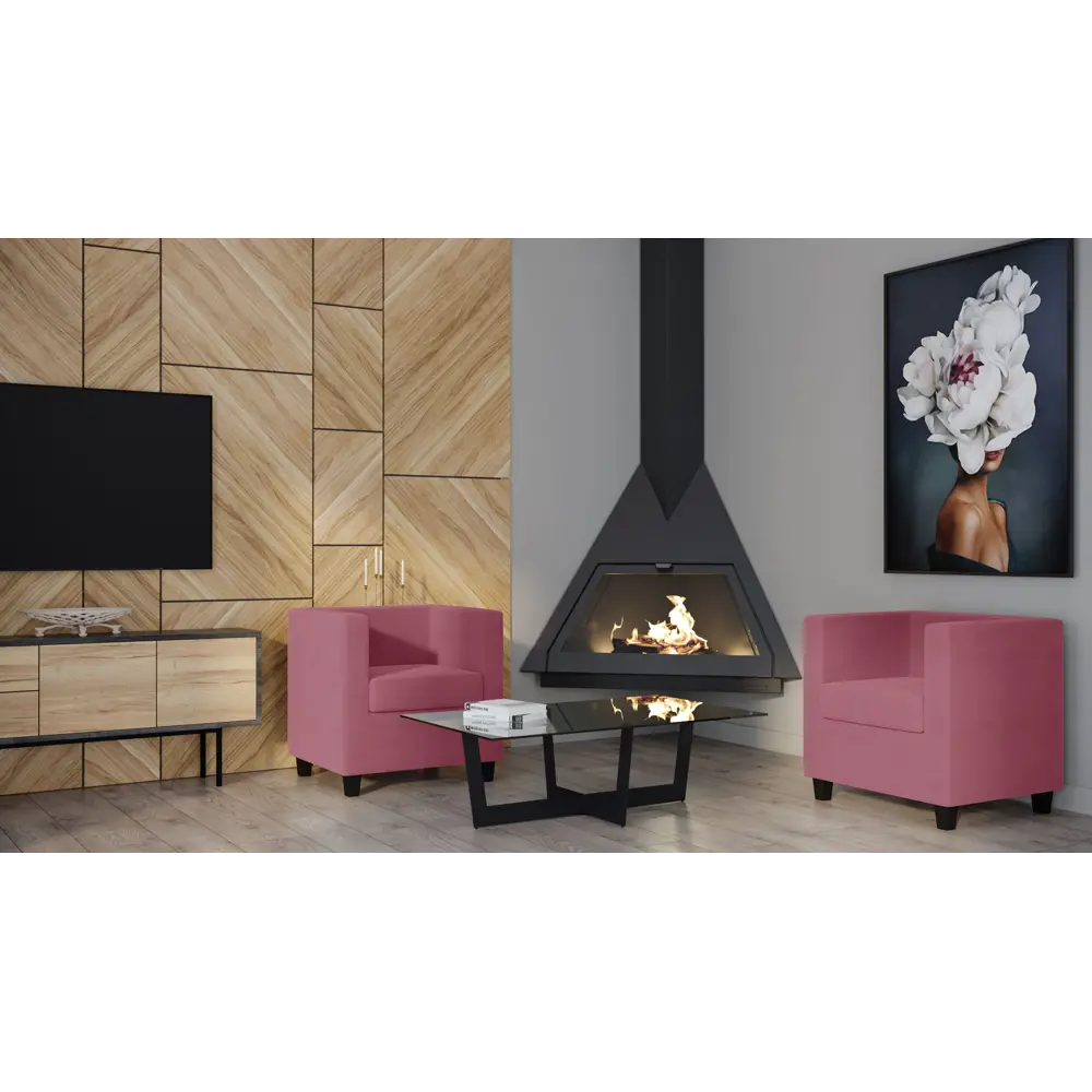 Кресло полиэстер Seasons Корса 73x65x73 см цвет красный 85151535 STLM-2087416  - Вид №2