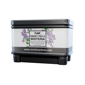 V-SOLIDP SWEET P VECTAIR SYSTEMS Профессиональный картридж ароматизатор воздуха V-Air Solid Plus Глициния со сладким горохом Черный (упаковка)