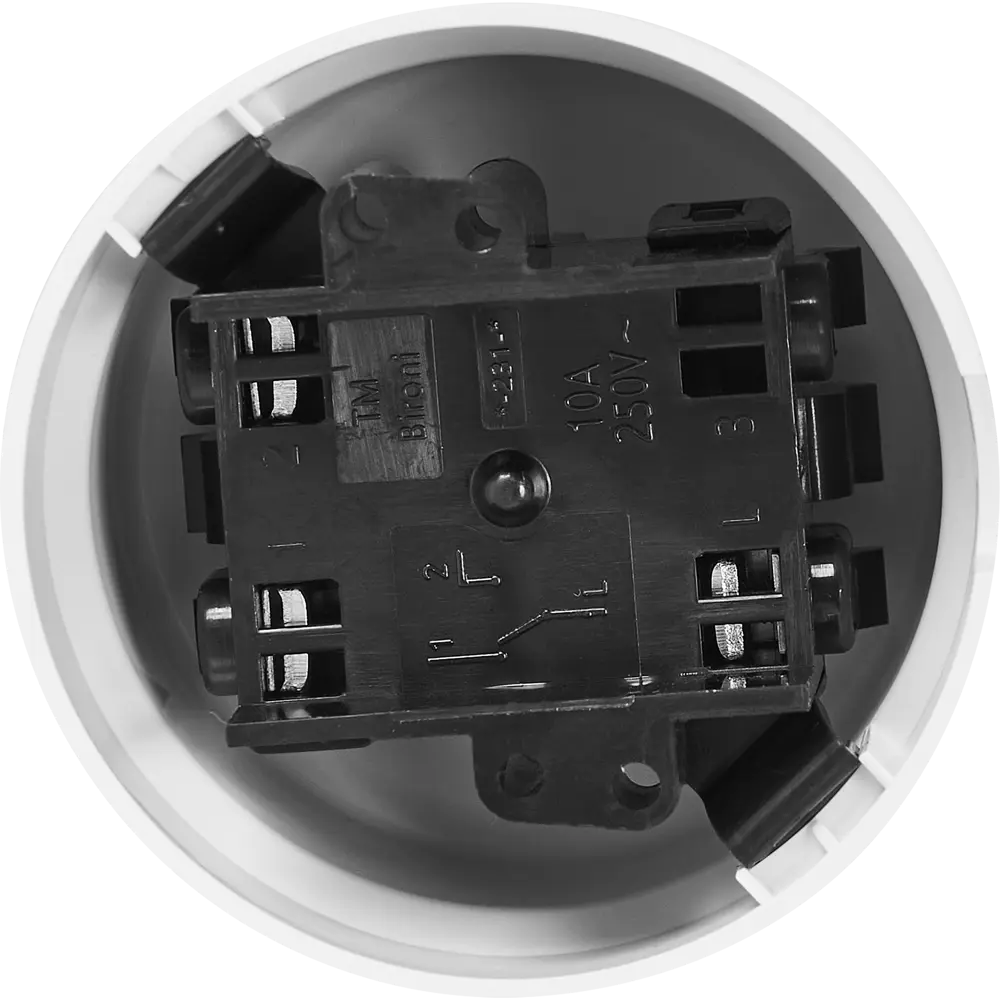 Выключатель накладной Electraline 1 клавиша цвет белый 84229204 STLM-2085865 Ретро - Вид №2