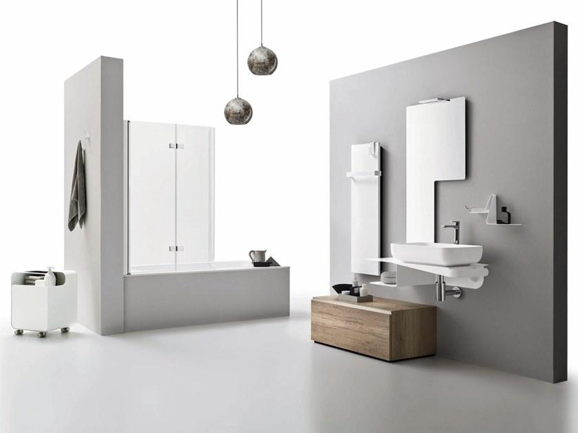 ARBLU Консольная раковина одинарная подвесная из металла Tulip sun-id-1499217 - Вид №3