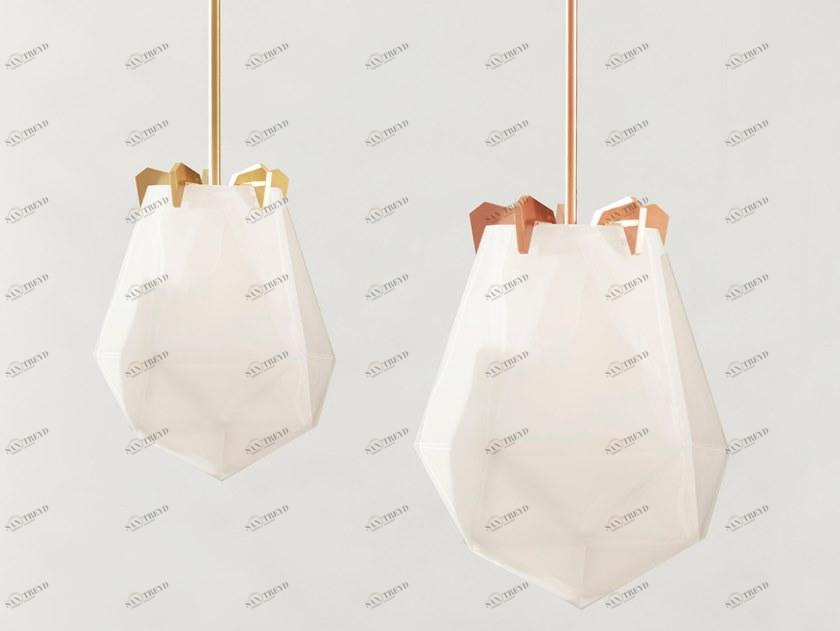 GABRIEL SCOTT Подвесной светильник из дутого стекла с диммером Briolette sun-id-1489820