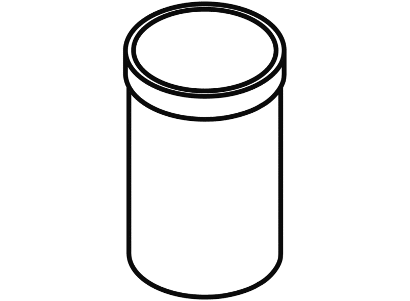 800.04B010 Стакан, плоское дно HEWI USA Produkte  - Вид №2