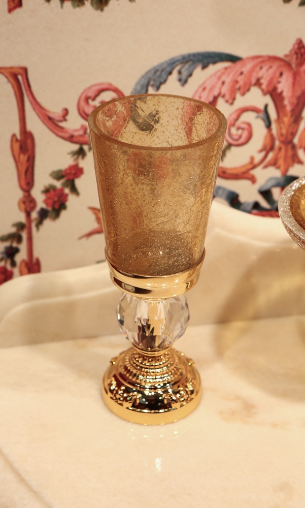 Стакан для щеток MIGLIORE.CRistalia ML.CRS-60.212.DO - золото  - Вид №3