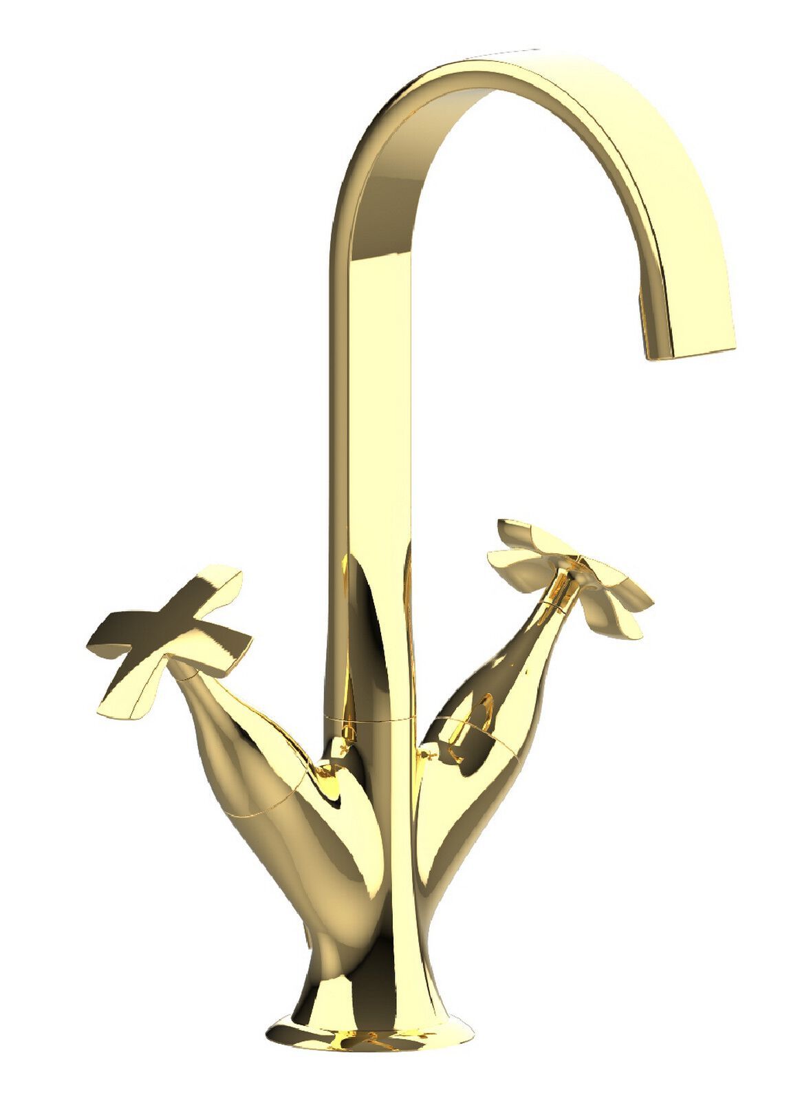 Смеситель для раковины с одним отверстием для столешницы Rubinetterie Frattini Lucrezia ARCH-00032124 - Вид №2