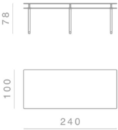 GHIDINI1961 Прямоугольный мраморный стол Legs sun-id-1466202 - Вид №11