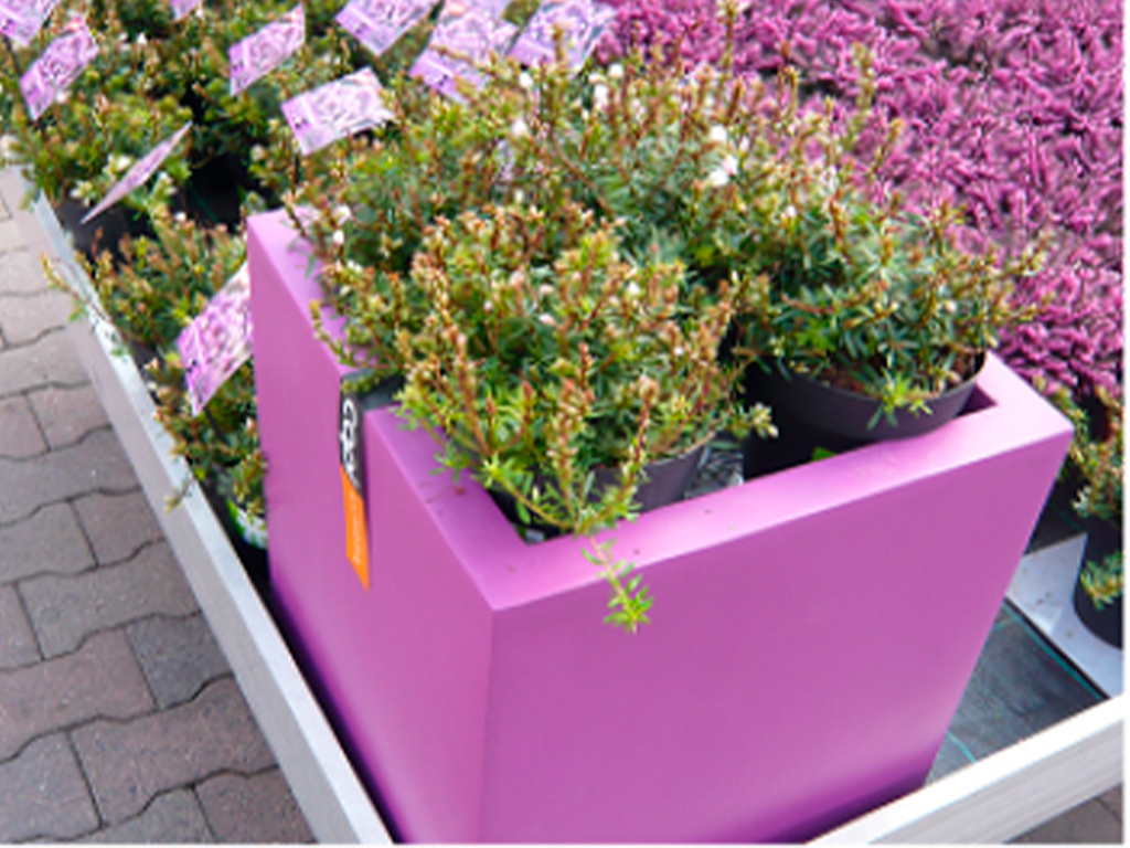 Кашпо коллекции "Ардена" АD-01-44 50/50/50 ГеоПластБорд GPBST-80 - Вид №4