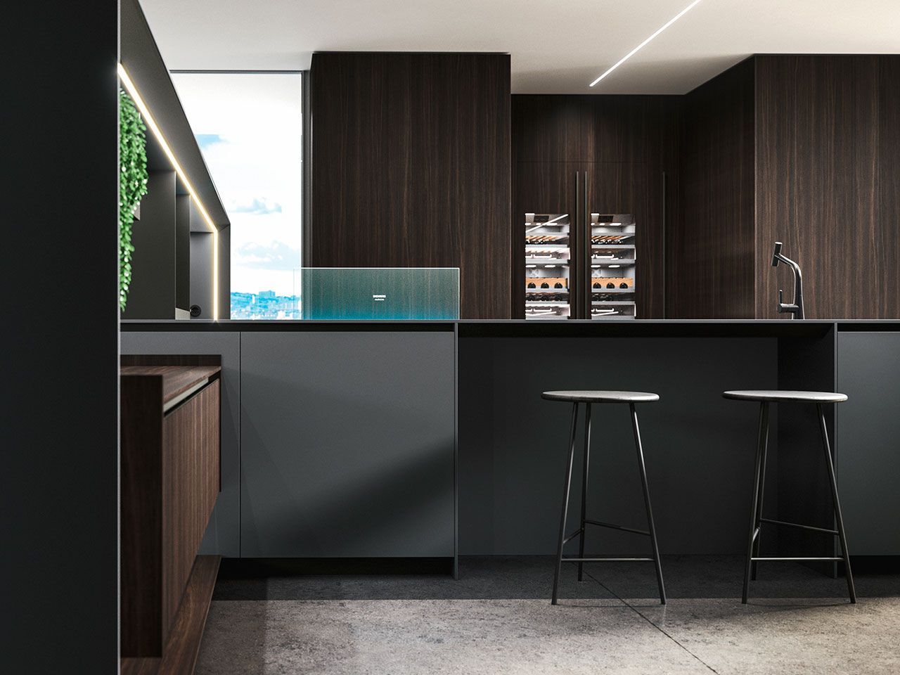 Встроенная кухня с островом Arrital Nautila ARCH-00121693 - Вид №5