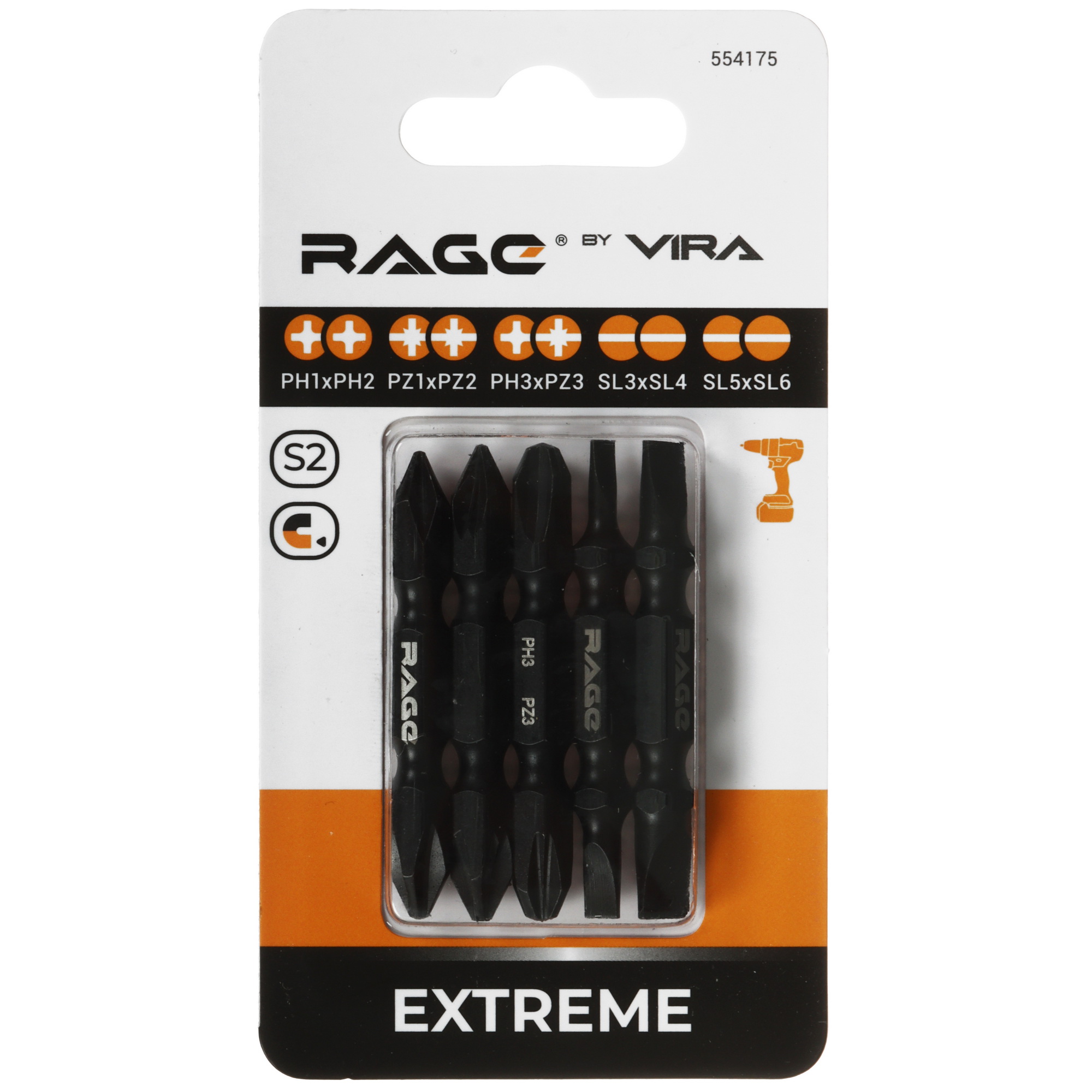 Набор бит RAGE by VIRA 554175 9289912 Vira rage STDN-0137599