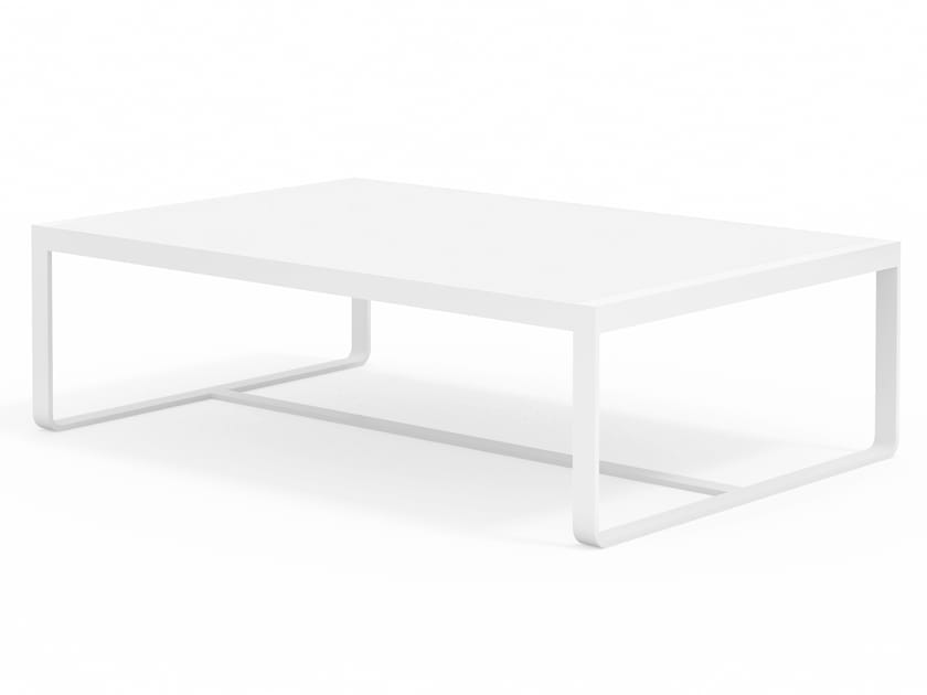 Алюминиевый низкий прямоугольный журнальный столик Bivaq ARCH-00033199