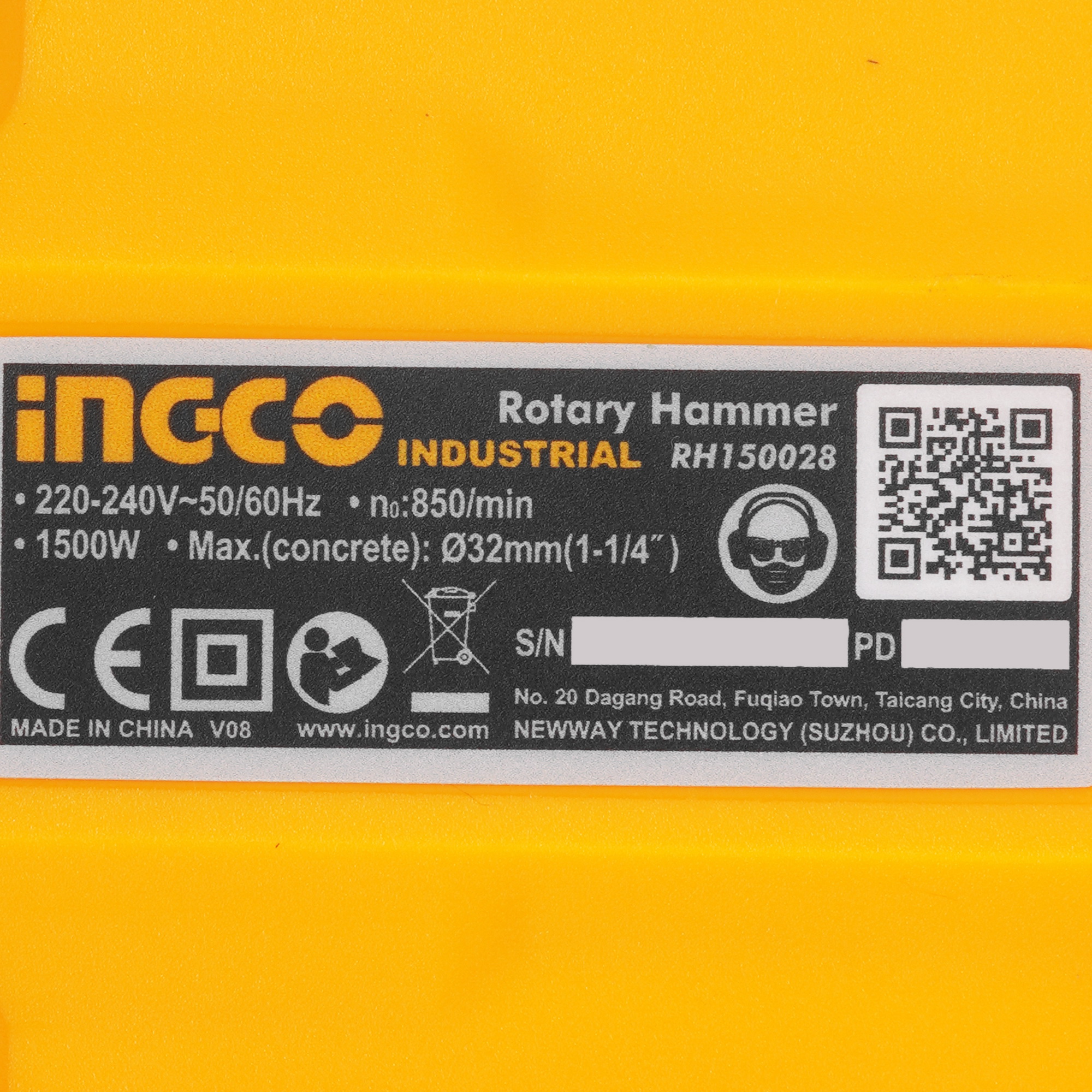 Перфоратор Ingco RH150028 9213733 STDN-0012314 - Вид №2