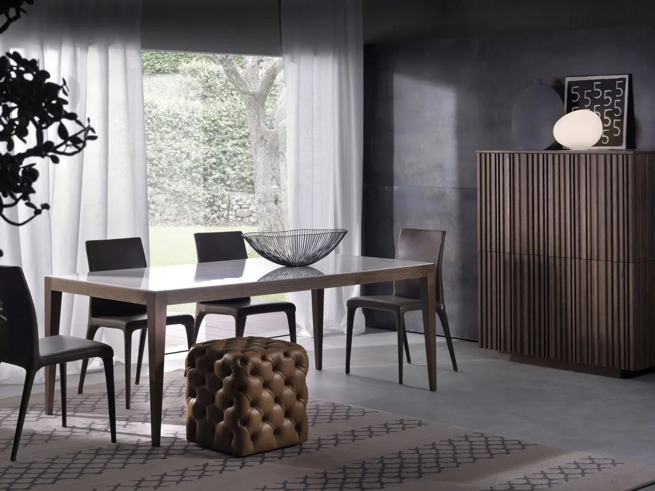 Фиксированный прямоугольный обеденный стол Pacini & Cappellini ARCH-00090346 - Вид №1