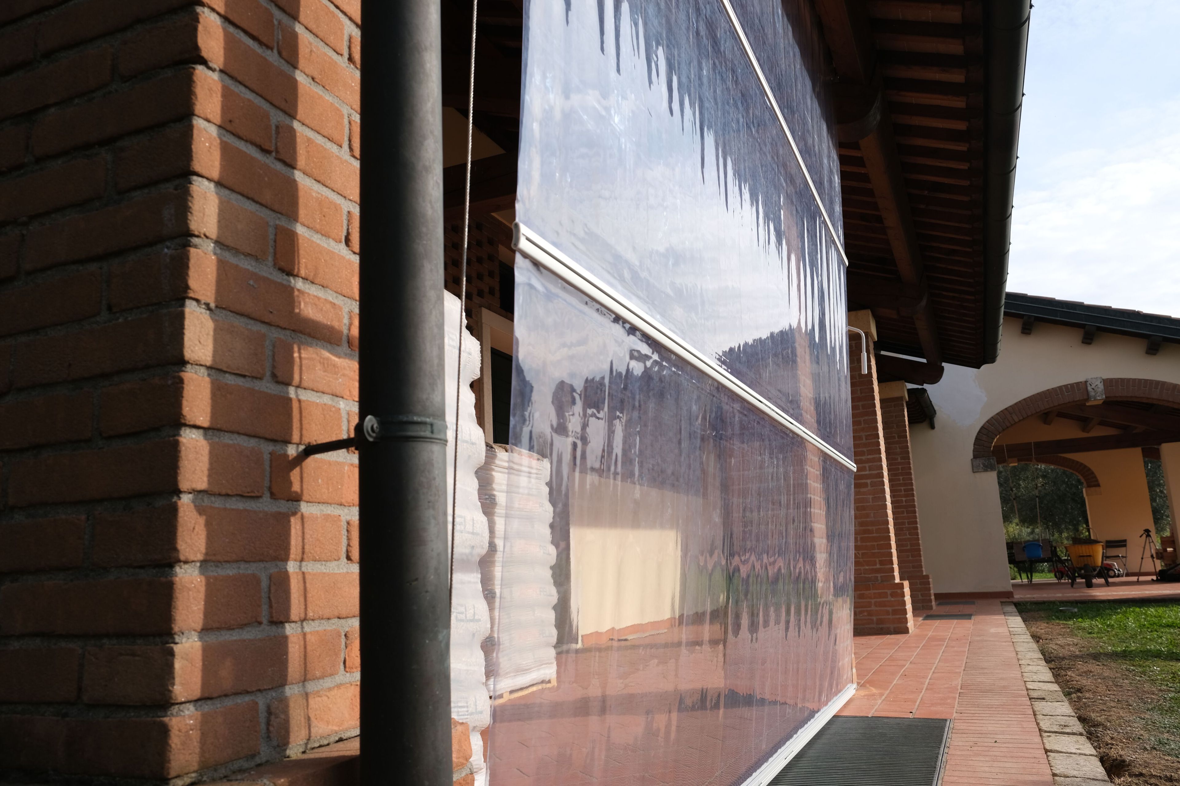 Алюминиевый и ПВХ навес с ручками Maanta EASY CLEAR ARCH-00043250 - Вид №1