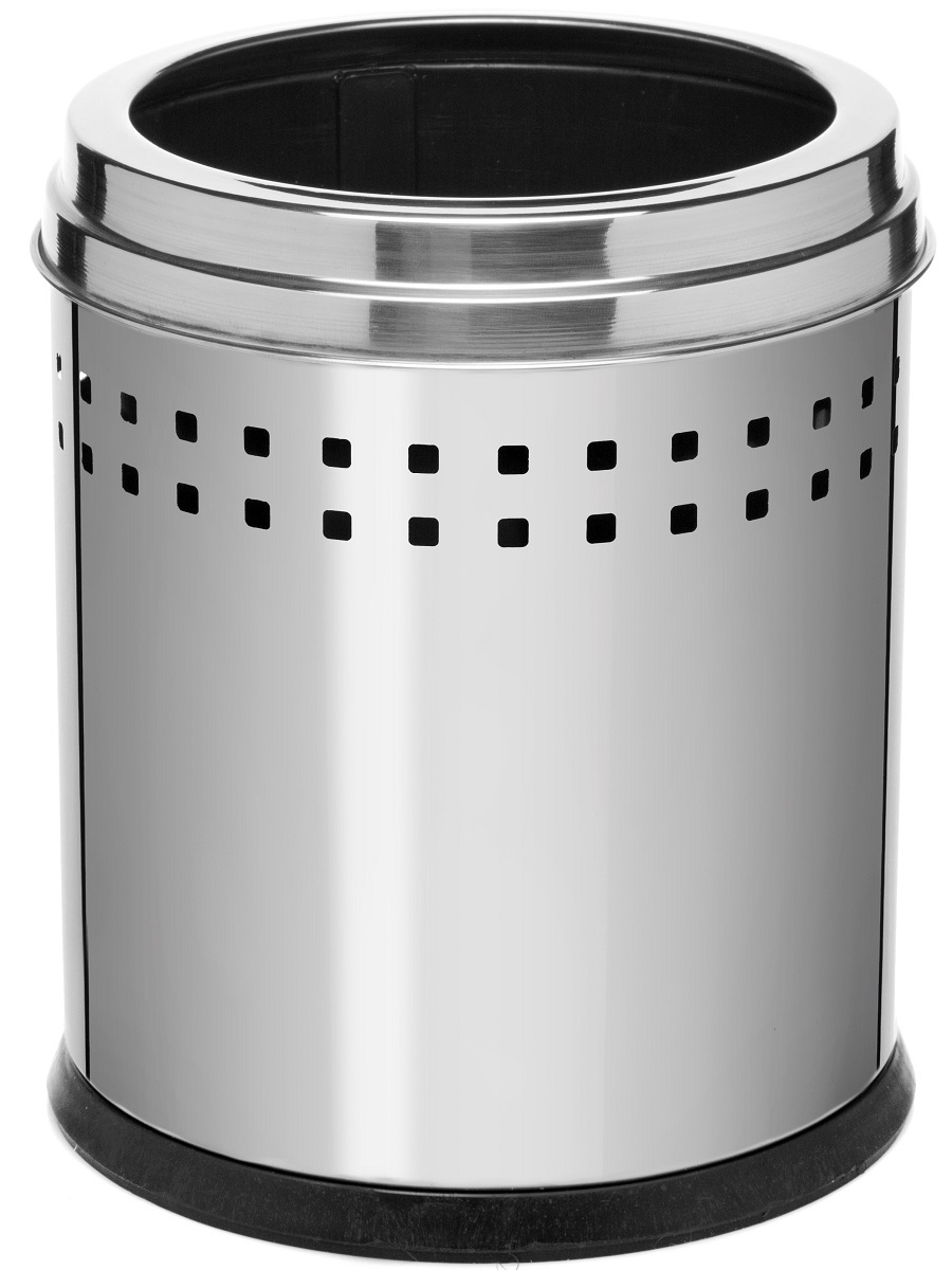 Ведро для мусора  без крышки Lupus 5L Chrome NAVAKO 11103