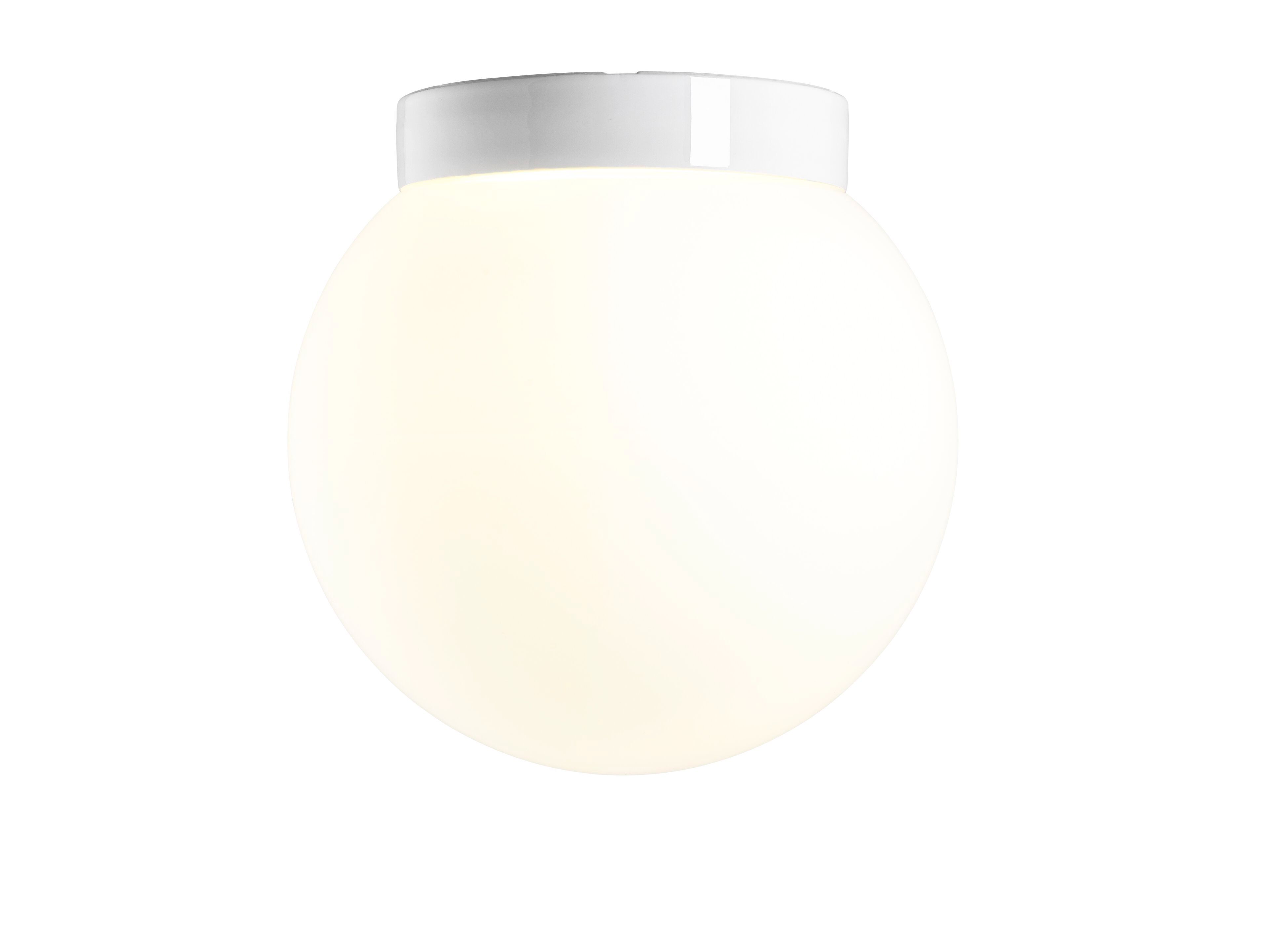 Настенный светильник / потолочный светильник из матового стекла и фарфора Ifö Electric Classic Globe ARCH-00030458 - Вид №1
