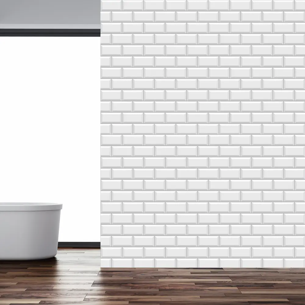 89347299 Пленка самоклеящаяся Плитка глянцевая 0.60x8 м цвет белый STLM-0814869 INSPIRE  - Вид №2