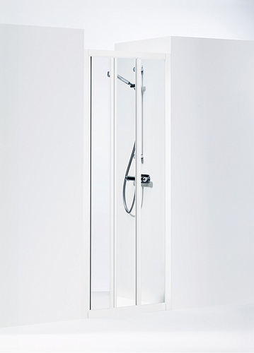 602580 IFO Душевая кабина прямая SVS VK, белые лакированные профили, прозрачное стекло, SVS VK 800 Solid