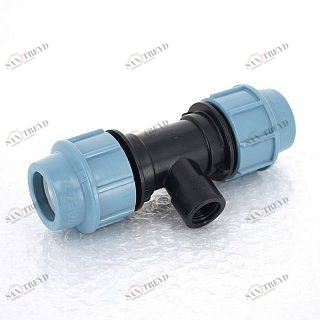 Тройник обжим-В 63 x 1"1/4 для труб ПНД UNIDELTA 1007064005