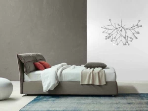 Bonaldo Двуспальная кровать со съемным покрытием с мягким изголовьем