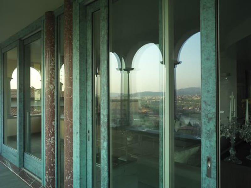 Деревянная раздвижная дверь-окно-бронза Carminati Alu 90 Bronze ARCH-00081638 - Вид №3