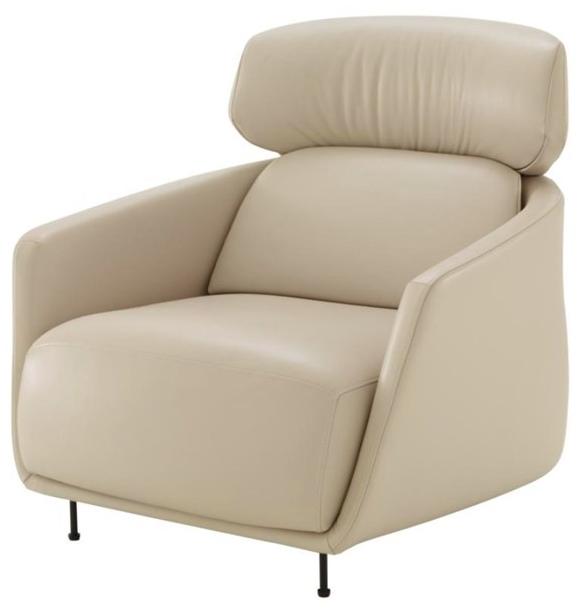 Ligne Roset Кожаное кресло с подголовником Okura 17100205 - Вид №1