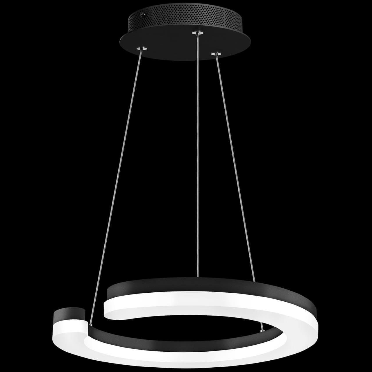 Подвесной светодиодный светильник 4000К большой черный LIGHTSTAR UNITARIO 326528 Черный  - Вид №1