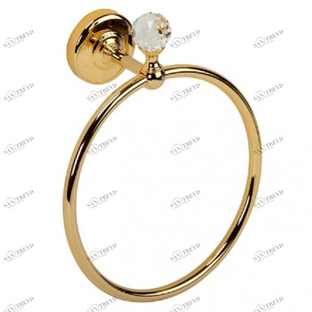 Кольцо для полотенца MIGLIORE.CRistalia ML.CRS-60.208.DO - золото 