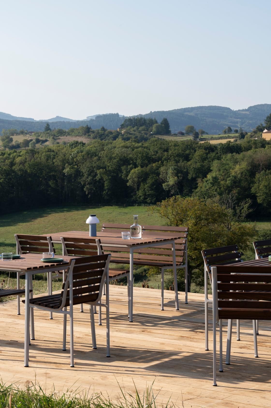 Прямоугольный садовый стол из ясеня Hay Траверс ARCH-00128266 - Вид №14