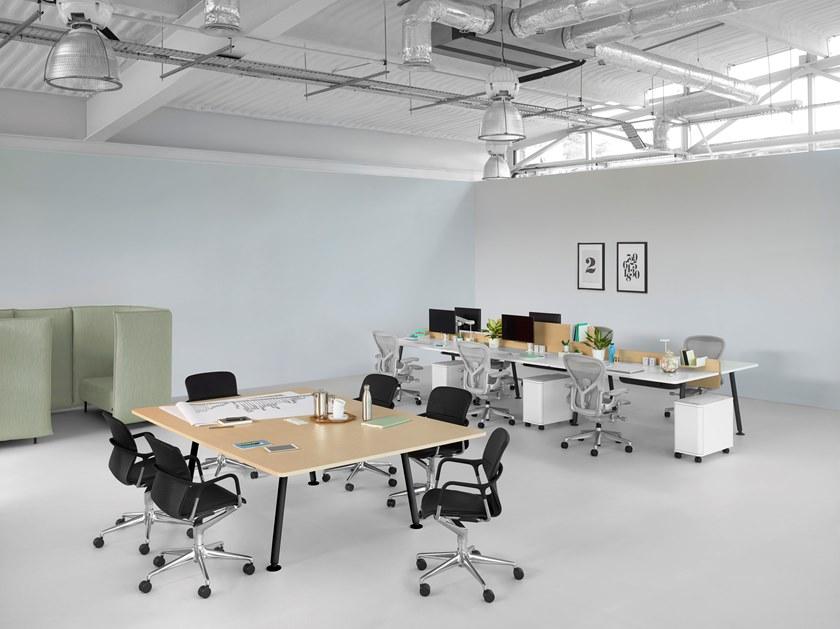 Herman Miller Стул офисный вращающийся с 5 спицами на колесиках Aeron sun-id-1447426 - Вид №42