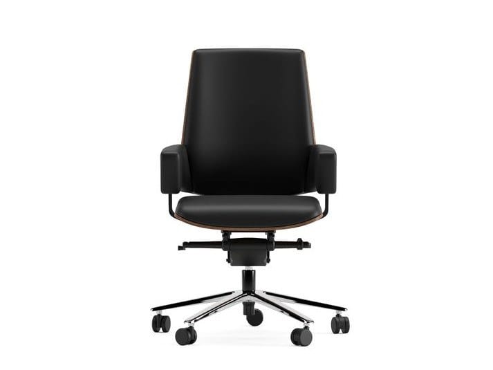 Кожаный мягкий поворотный операционный офисный стул с колесами Ersa Carna ARCH-00075432 - Вид №1