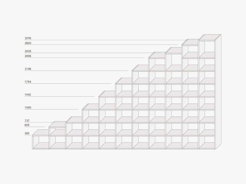 Секционная оборудованная стена Lema Selecta ARCH-00039159 - Вид №12